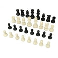thumbnail image 3 of Juego de piezas de ajedrez de plástico PP, 32 piezas de ajedrez con bolsa de almacenamiento para juego de ajedrez internacional, blanco y negro YUNYI BRAND  Deportes, 3 of 8