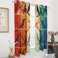 thumbnail image 2 of Watercolor Bird Blackout Curtains for Bedroom Curtains Insulated Room Darkening Window Drapes for Living Room, 2 of 7