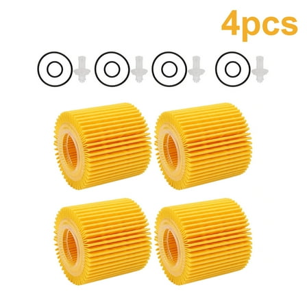 4Pcs Oil Filter 04152-YZZA6 For Toyota Corolla Prius Matrix Scion IM XD lexus US