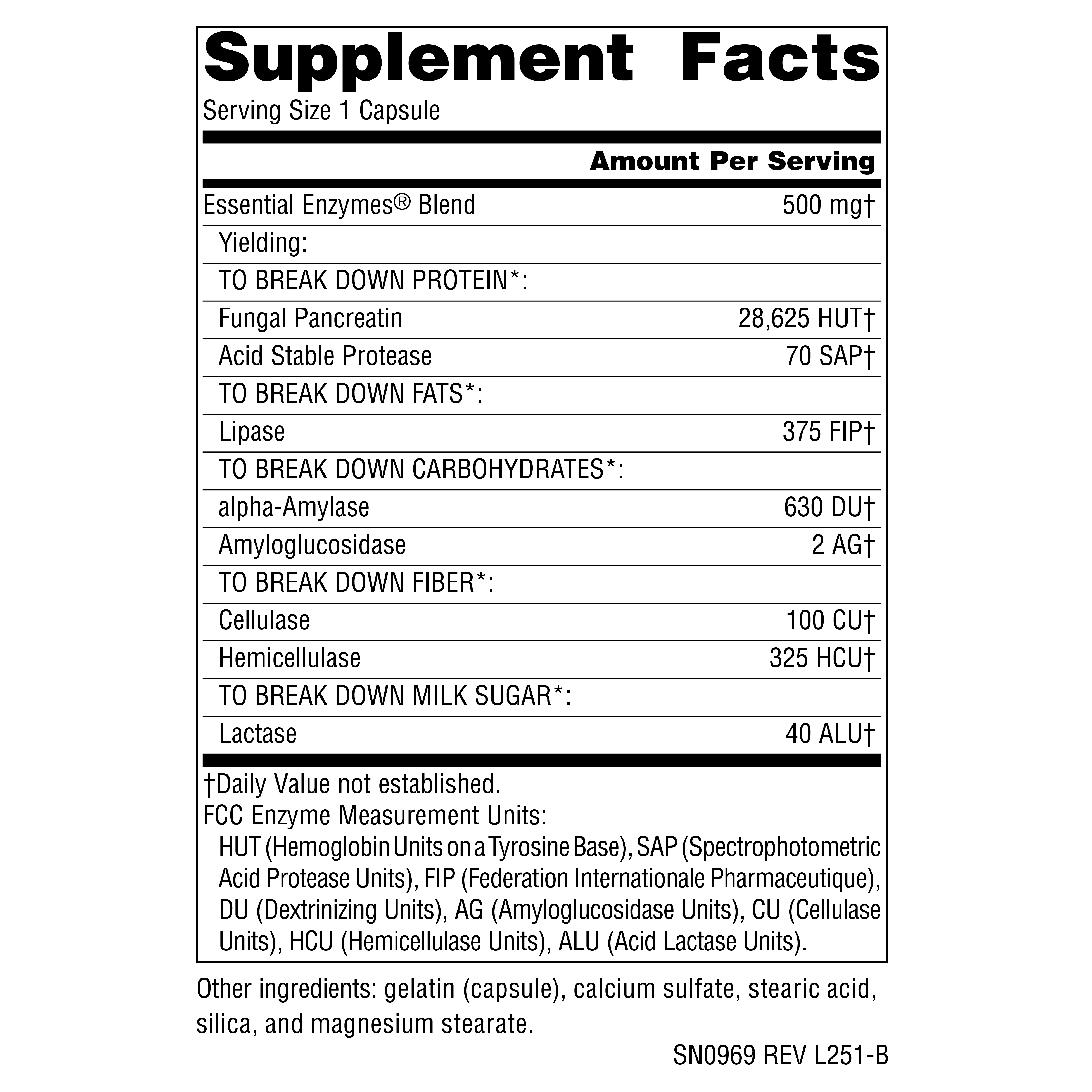 Source Naturals Essential Enzymes Digestive Aid* - 500mg - 240 Capsules