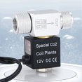 thumbnail image 1 of Válvula magnética eléctrica impermeable de válvula solenoide Co2 de doble cabezal para pecera, 1 of 9