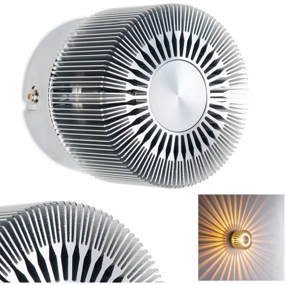 Cantoni vägglampa, vägglampa i matt nickel