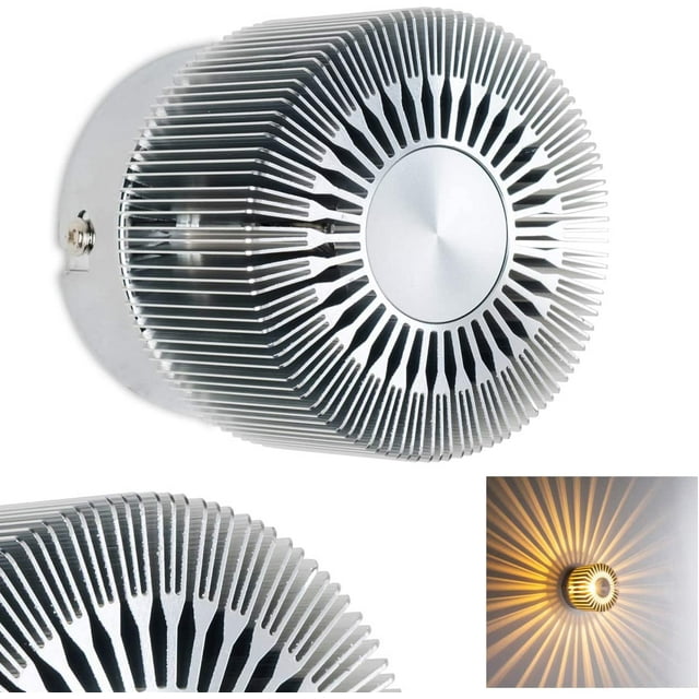 Cantoni vägglampa, vägglampa i matt nickel