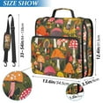thumbnail image 2 of FORMRS Zipper Binder with Shoulder Strap 1.5-inch Ring 500 Sheet Capacity File Bag, Vibrant Mushroom, 2 of 5