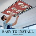 thumbnail image 6 of Cheg Red Fluorescent Light Covers, Black White Check Buffalo Plaid Grid Lattice Magnetic Light Covers for Ceiling Lights, Fluorescent Ceiling Shade Filters for Classroom Bedroom Office 4x2Ft x 4PCS, 6 of 8
