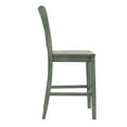 thumbnail image 7 of Weston Home Farmhouse Vintage Double X Solid Wood Counter Height Chair, Set of 2, Antique Sage, 7 of 7