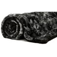 thumbnail image 3 of Chanasya Wolf Pattern Tie-Dye Faux Fur Throw Blanket - Black, 3 of 3