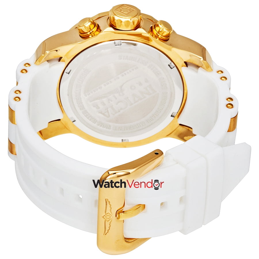 Invicta Pro Diver Chronograph Mother Of Pearl Polyurethane Men s Watch 20288 Multicolor