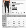 thumbnail image 4 of Potopok 3 Pack Sweatpants for Men Tapered Mens Joggers Pants with Zip Pockets Slim Fit Running Gym Sweat Pants Gifts for Men, 4 of 7