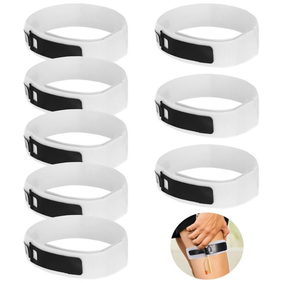 8PCS Catheter Stabilization Devices, Catheter Sticking Fastener Stickers for Foley Bag Holder, Leg Band Urinary Stabilizer Strap Patch Accessories, Foley Catheter Leg Anchor Bandages