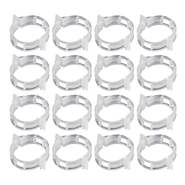 Miangastore 300Pcs Garden Plastic Clips Plant Clips PP Support Stalks Agriculture
