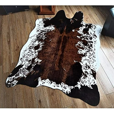Tricolor Faux Cowhide Rug Large, Get Smell Out Of Cowhide Rug