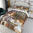 thumbnail image 3 of Los Colores por Dentro Conjunto de sábanas temático, trío de piezas, cómodo y amigable con la piel, diseño único, regalo de decoración para el hogar para familiares, amigos y fans,173cm *218cm, 3 of 6