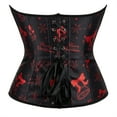 thumbnail image 3 of Grebrafan Corset Christmas Women Plus Size Cosplay Bustier Black XL, 3 of 5