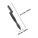thumbnail image 2 of unbranded 4Ud Peine De Ceja Negro De Inoxidable Con Plegable Para Fácil Transporte, 2 of 7