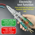 thumbnail image 3 of 2025 New Electrical Pliers, Folding Stylus Screwdriver Wire Stripper, Upgraded 20-in-1 Multi-function Electrician's Pliers, Can Handle Various Repairs (Upgrade 20 in 1 (with screwdriver)), 3 of 9