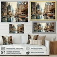 thumbnail image 4 of Designart "Urban Heights with Skyscrapers I" Cityscapes Floater Framed Canvas Wall Art, 4 of 7