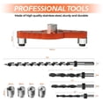 thumbnail image 3 of Yajisi Self-Centering Drill Jig Set – 1/2, 1/4, 5/16, 3/8” Bits & Stainless Steel Bushings for Floating & Concealed Shelf Brackets, 3 of 9