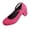Pink, variant on DIVVce Suede Mary Jane Heels For Women Round Toe Adjustable Buckle Comfortable Block Heel Footwear