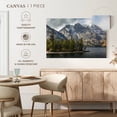 thumbnail image 5 of Elephant Stock Jenny Lake Tree Grove Wall Art - Horizontal Canvas Wall Art - Living Room Wall Decor - Nature Canvas - Gray And Green Decor - 45" x 30", 5 of 8