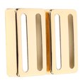 thumbnail image 1 of 2pcs Copper Electric Guitar H - Type Humbucker Pickup Cover For Better Sound And Exquisite Design, Easy Replacement, 1 of 8