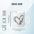 thumbnail image 4 of Best Mom Rose Coffee Mug Gift for Women, Birthday Mother''s Day Gifts for New Mother Mom Mama Wife from Son Daughter Husband, Pregnancy Congratulations Gifts for First Time Mom, 11 Oz, 4 of 6
