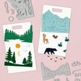 thumbnail image 4 of Forest Theme Carbon Steel Cutting Dies Stencils for DIY Scrapbooking Photo Album Decorative Embossing Paper Card Mountain 74~92x114x0.8mm 3pcs/set, 4 of 9