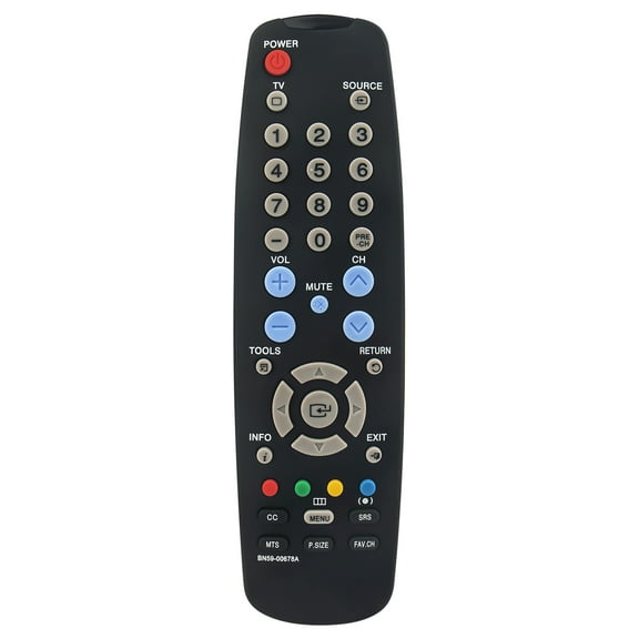 BN59-00678A Replacement Remote Control, Fit for Samsung TV LN19B360C5DXZA LN22B360C5DXZA LN26B360C5DXZA PN42A410C1D HL61A510J1F LN19A330J1H HL67A510J1F PN42A410C1D HL61A510J1F