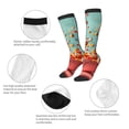 thumbnail image 3 of Wukai Floating Colorful Cereal for Contrast Color Stockings, Sports Fitness Adult Long Socks, Unisex, 3 of 6