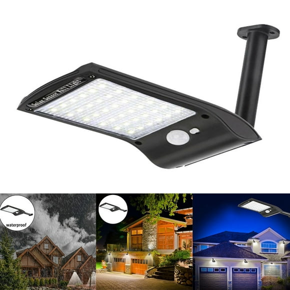 LSLJS 36Led Solar Wall Street Light Outdoor Pir Motion Sensor Garden Lamp, Garden Light