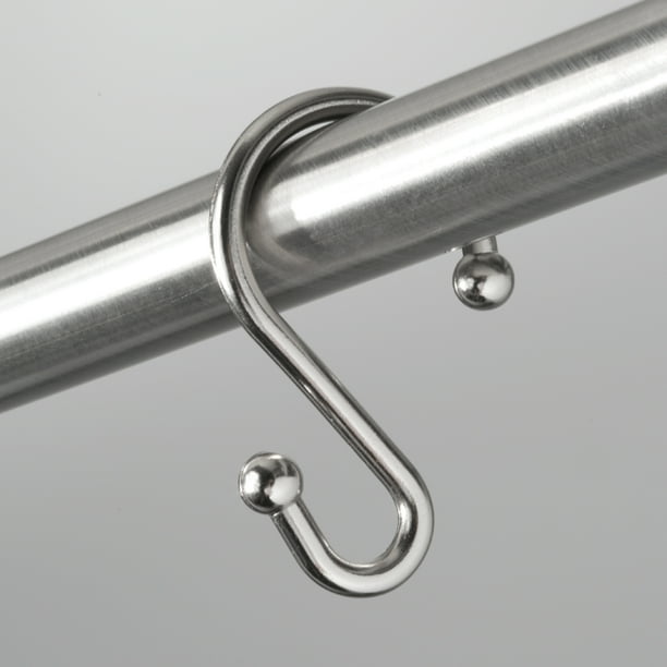 Better Homes & Gardens Rustproof S Shaped Shower Hooks, Set of 12