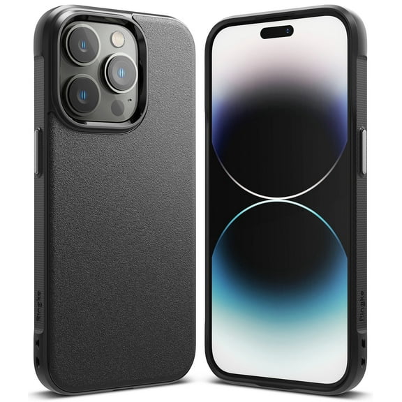 Ringke Onyx [Anti-Fingerprint Technology] Compatible with iPhone 14 Pro Max Case 6.7 Inches, Shockproof Rugged Heavy Duty Non-Slip Flexible Smudge Proof Cover - Black