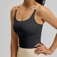 thumbnail image 5 of Felirenzacia Women's Tank Tops Built in Bras Racerback Colorblock Spaghetti Strap Tight Yoga Workout Tops,Black,XL, 5 of 7