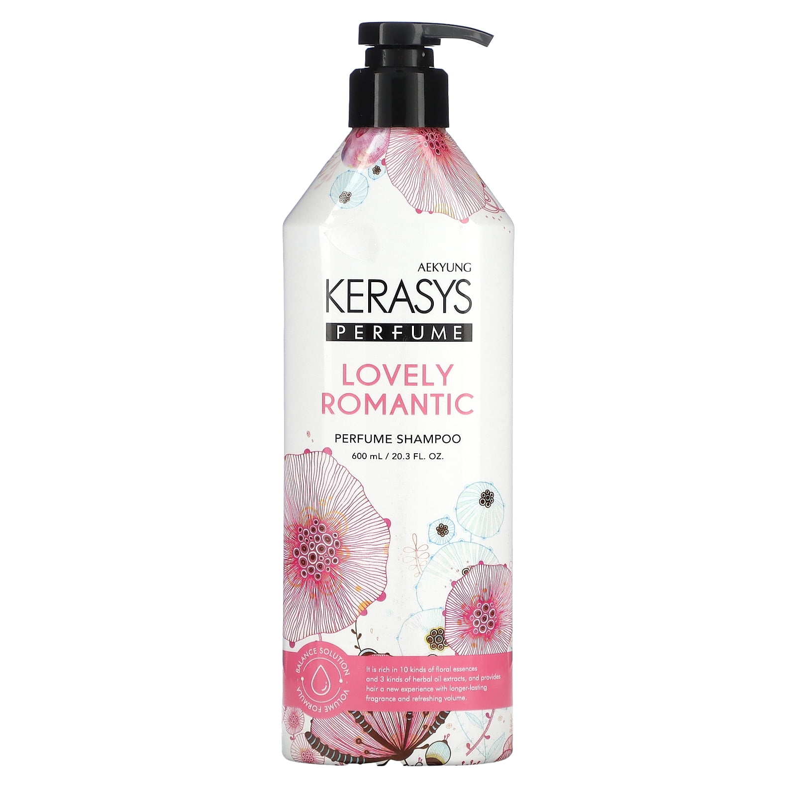 Lovely Romantic Perfume Shampoo, 20.3 (600 ml), Kerasys - Walmart.com