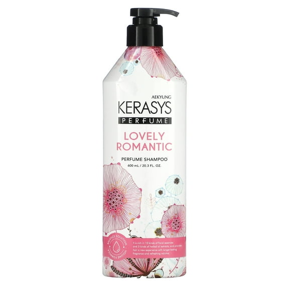 Kerasys Lovely Romantic Perfume Shampoo, 20.3 fl oz (600 ml)