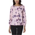thumbnail image 1 of Tahari Blusa con pliegues en la parte delantera para mujer ltpink S Tahari Pullover, 1 of 1