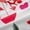 White Red 02, variant on Feelyou Rose Flower Black Out Curtains, Valentine's Day Curtains Pack of 2 (42x63 Each)