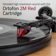 Fluance RT83 Reference High Fidelity Vinyl Turntable Record Player with Ortofon 2M Red Cartridge, Speed Control Motor, High Mass MDF Wood Plinth, Vibration Isolation Feet - Bamboo