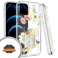 thumbnail image 2 of Xpression Case for LG K53, LG K52 Clear Fashion IMD Pattern Design Hard Back PC Hybrid Bumper TPU Soft Rubber Silicone Ultra Slim Phone Cover [Perfume Floral], 2 of 9