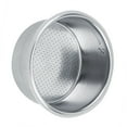 thumbnail image 2 of Coffee Filters - Stainless Steel Basket Metal Filter Coffee Non Pressurized Filter Basket Strainer (Siver), 2 of 8