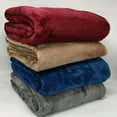 thumbnail image 4 of Berkshire Blanket Eco Plush Blanket, Twin, Grey, 4 of 5