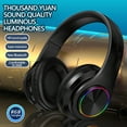 thumbnail image 5 of kkbbma Under $1 Kids Headphones for School - Wireless Noise Cancelling Headphones, Bluetooth Over Ear Headphones, Hi-Res Audio, Deep Bass, Memory Foam Ear Cups, for Travel, Home Office, 5 of 7