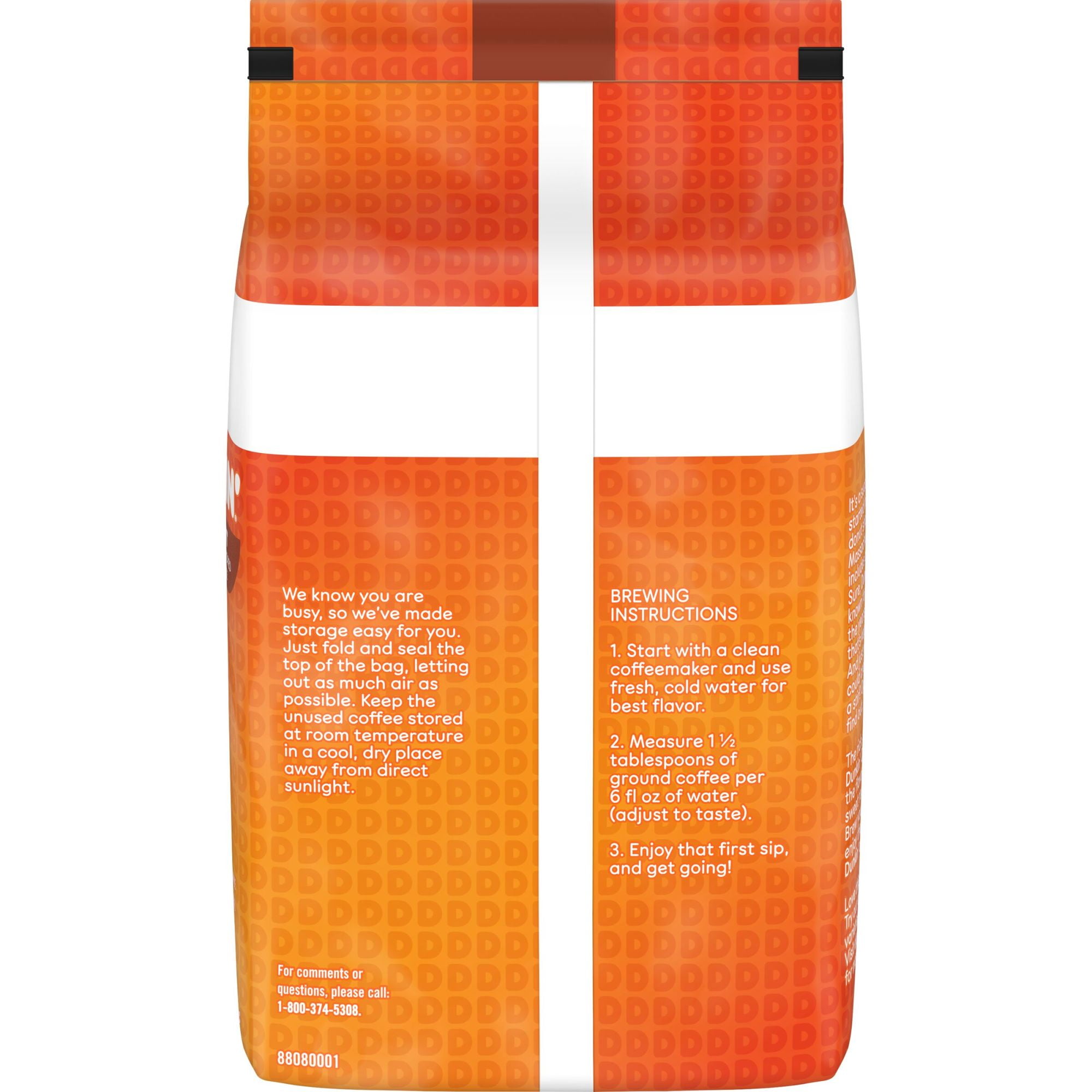 Dunkin' Hazelnut Flavored Ground Coffee, 20-oz (Packaging May Vary)