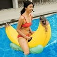 thumbnail image 6 of GreenCo Giant Inflatable Ride-On Banana Swimming Pool Float, 6 of 6
