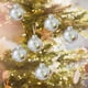thumbnail image 3 of Bola de Navidad, Esfera de Cristal, Adornación de Árbol de Navidad, Bola Transparente de 8cm, Dibujada, para Exterior, Bola de Fan, Navidad 2024, de Acero, para Sala de Estar, 3 of 9