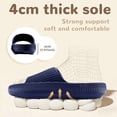 thumbnail image 3 of Sandalias Slide Rosyclo Cloud para Niños Antideslizantes Azul Marino, 3 of 7