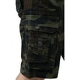thumbnail image 6 of X RAY JEANS Men's Belted 12.5" Inseam Knee Length Cargo Shorts, Olive Camo, 42, 6 of 8