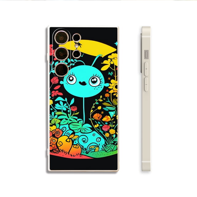 Exprese su personalidad: cubierta de teléfono plateada mate de doble capa con estampado gráfico genial para iPhone 15 Pro Max 14 13 12 Pro 11