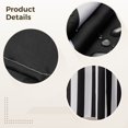 thumbnail image 3 of Black and White Striped Shower Curtain, Modern Shower Curtain for Bathroom, Vertical Stripe Design, 71x71 in, 12 Hooks, 3 of 5