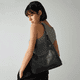 thumbnail image 2 of Bolso Mano Mujer Dama Cuero Pu Bandolera Mujer Bolso Moda Xtellar negro, 2 of 3